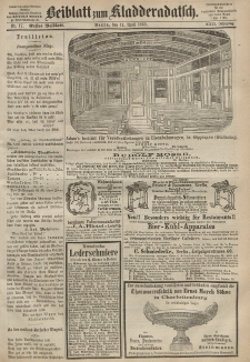 Kladderadatsch, 22. Jahrgang, 11. April 1869, Nr. 17 (Beiblatt)