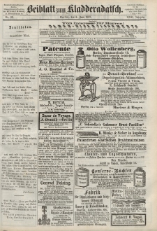 Kladderadatsch, 22. Jahrgang, 6. Juni 1869, Nr. 26 (Beiblatt)