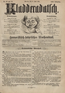 Kladderadatsch, 22. Jahrgang, 27. Juni 1869, Nr. 29/30