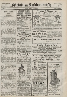 Kladderadatsch, 22. Jahrgang, 4. Juli 1869, Nr. 31 (Beiblatt)