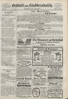 Kladderadatsch, 22. Jahrgang, 18. Juli 1869, Nr. 33 (Beiblatt)