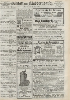 Kladderadatsch, 22. Jahrgang, 25. Juli 1869, Nr. 34 (Beiblatt)
