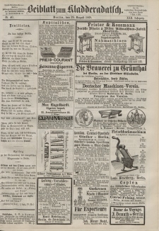 Kladderadatsch, 22. Jahrgang, 29. August 1869, Nr. 40 (Beiblatt)