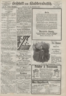 Kladderadatsch, 22. Jahrgang, 14. November 1869, Nr. 52 (Beiblatt)