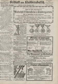 Kladderadatsch, 22. Jahrgang, 19. Dezember 1869, Nr. 58 (Beiblatt)