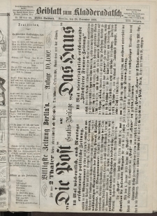 Kladderadatsch, 22. Jahrgang, 26. Dezember 1869, Nr. 59/60 (Beiblatt)