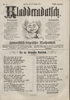 Kladderadatsch, 23. Jahrgang, 23. Januar 1870, Nr. 4