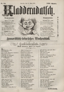 Kladderadatsch, 23. Jahrgang, 20. März 1870, Nr. 13