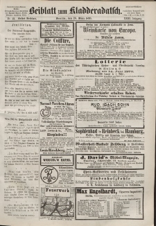 Kladderadatsch, 23. Jahrgang, 20. März 1870, Nr. 13 (Beiblatt)