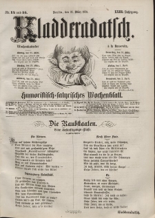 Kladderadatsch, 23. Jahrgang, 27. März 1870, Nr. 14/15