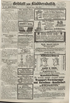 Kladderadatsch, 23. Jahrgang, 1. Mai 1870, Nr. 20 (Beiblatt)