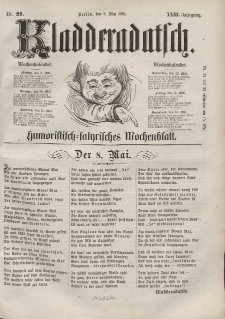 Kladderadatsch, 23. Jahrgang, 8. Mai 1870, Nr. 21