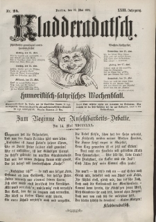 Kladderadatsch, 23. Jahrgang, 22. Mai 1870, Nr. 24