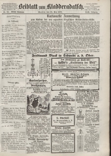 Kladderadatsch, 23. Jahrgang, 29. Mai 1870, Nr. 25 (Beiblatt)