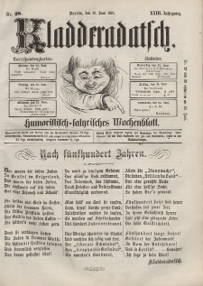 Kladderadatsch, 23. Jahrgang, 19 Juni 1870, Nr. 28