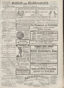 Kladderadatsch, 23. Jahrgang, 17. Juli 1870, Nr. 33 (Beiblatt)