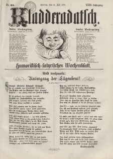 Kladderadatsch, 23. Jahrgang, 31. Juli 1870, Nr. 35