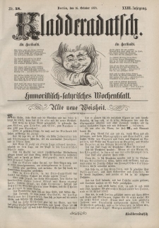 Kladderadatsch, 23. Jahrgang, 16. Oktober 1870, Nr. 48