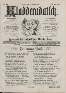 Kladderadatsch, 23. Jahrgang, 27. November 1870, Nr. 55