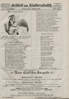 Kladderadatsch, 23. Jahrgang, 27. November 1870, Nr. 55 (Beiblatt)