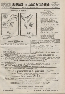Kladderadatsch, 23. Jahrgang, 4. Dezember 1870, Nr. 56 (Beiblatt)