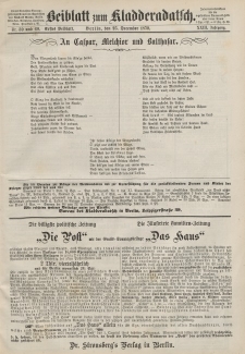 Kladderadatsch, 23. Jahrgang, 25. Dezember 1870, Nr. 59/60 (Beiblatt)