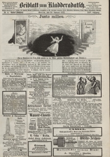 Kladderadatsch, 25. Jahrgang, 21. Januar 1872, Nr. 3 (Beiblatt)