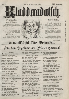Kladderadatsch, 25. Jahrgang, 18. Februar 1872, Nr. 7