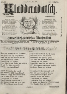 Kladderadatsch, 25. Jahrgang, 24. März 1872, Nr. 13