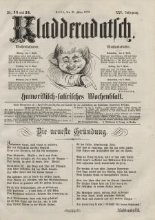 Kladderadatsch, 25. Jahrgang, 31. März 1872, Nr. 14/15