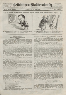 Kladderadatsch, 25. Jahrgang, 14. April 1872, Nr. 17 (Beiblatt)