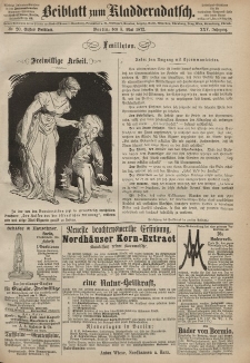 Kladderadatsch, 25. Jahrgang, 5. Mai 1872, Nr. 20 (Beiblatt)
