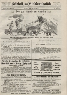 Kladderadatsch, 25. Jahrgang, 12. Mai 1872, Nr. 21 (Beiblatt)