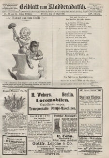 Kladderadatsch, 25. Jahrgang, 19. Mai 1872, Nr. 22/23 (Beiblatt)