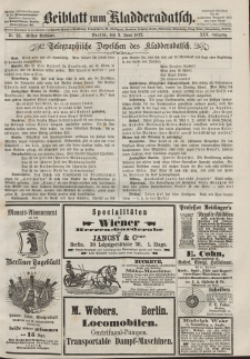Kladderadatsch, 25. Jahrgang, 2. Juni 1872, Nr. 25 (Beiblatt)