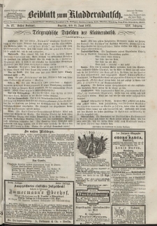 Kladderadatsch, 25. Jahrgang, 16. Juni 1872, Nr. 27 (Beiblatt)