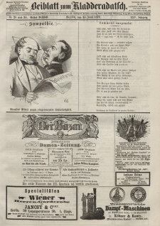 Kladderadatsch, 25. Jahrgang, 30. Juni 1872, Nr. 29/30 (Beiblatt)