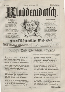 Kladderadatsch, 25. Jahrgang, 14. Juli 1872, Nr. 32