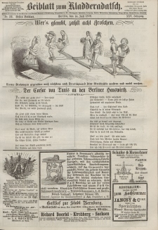 Kladderadatsch, 25. Jahrgang, 14. Juli 1872, Nr. 32 (Beiblatt)