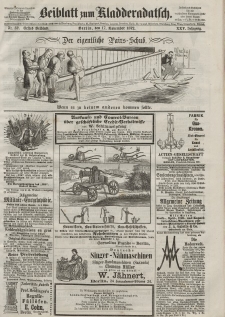 Kladderadatsch, 25. Jahrgang, 17. November 1872, Nr. 52 (Beiblatt)