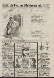 Kladderadatsch, 25. Jahrgang, 24. November 1872, Nr. 53/54 (Beiblatt)