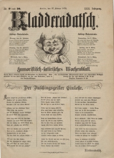 Kladderadatsch, 29. Jahrgang, 27. Februar 1876, Nr. 9/10