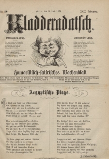 Kladderadatsch, 29. Jahrgang, 16. April 1876, Nr. 18