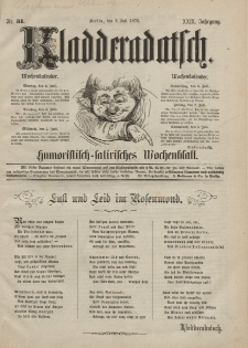 Kladderadatsch, 29. Jahrgang, 2. Juli 1876, Nr. 31