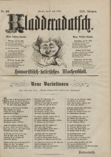 Kladderadatsch, 29. Jahrgang, 23. Juli 1876, Nr. 34