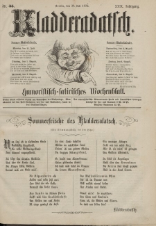 Kladderadatsch, 29. Jahrgang, 30. Juli 1876, Nr. 35