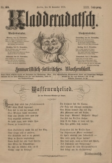 Kladderadatsch, 29. Jahrgang, 26. November 1876, Nr. 55