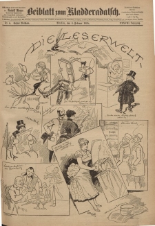 Kladderadatsch, 38. Jahrgang, 8. Februar 1885, Nr. 6 (Beiblatt)