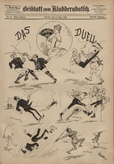 Kladderadatsch, 38. Jahrgang, 15. März 1885, Nr. 12 (Beiblatt)
