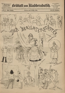 Kladderadatsch, 38. Jahrgang, 22. März 1885, Nr. 13 (Beiblatt)